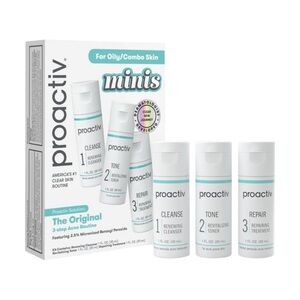 Proactiv The Original 3-Step Acne Routine - Mini Size - For Oily / Combo Skin